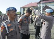 Polres Soppeng Tingkatkan Disiplin Internal Lewat Pemeriksaan Gaktiblin