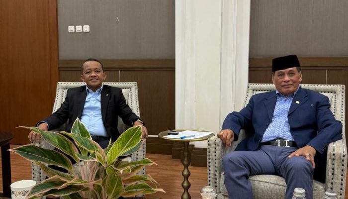Nurdin Halid Temui Ketum Golkar, Bahas Musda dan Tugas Legislatif