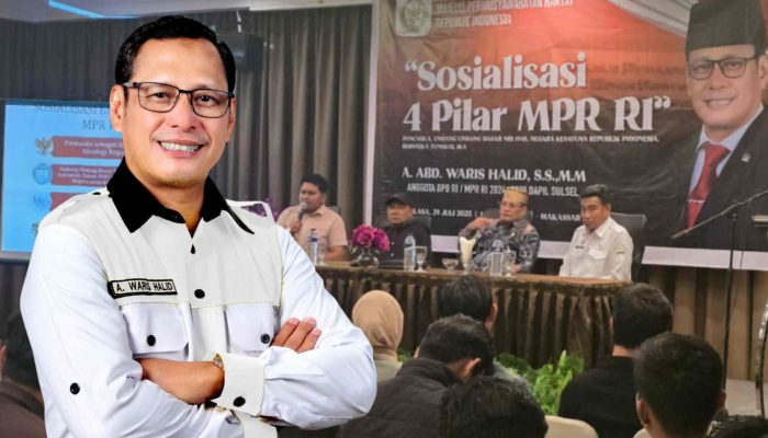 Senator Andi Waris Halid Sosialisasikan Empat Pilar MPR RI Bersama HMI dan Pemuda Al-Markaz