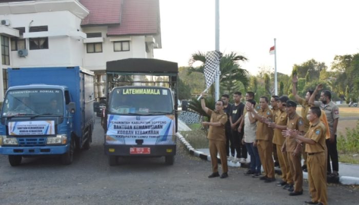 Bupati Soppeng Kirim Bantuan Kemanusiaan untuk Korban Kebakaran di Luwu Timur