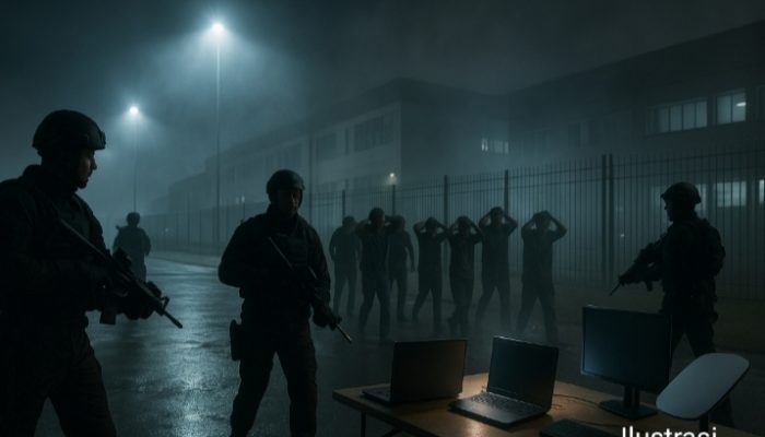 Tentara Menangkap Ribuan Pelaku Penipuan Online: Puluhan Terminal Internet Satelit Disita